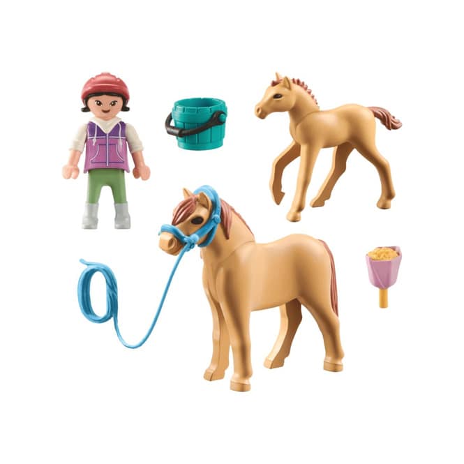 Playmobil® 71498 - Kind mit Pony und Fohlen - Playmobil® Horses of Waterfall