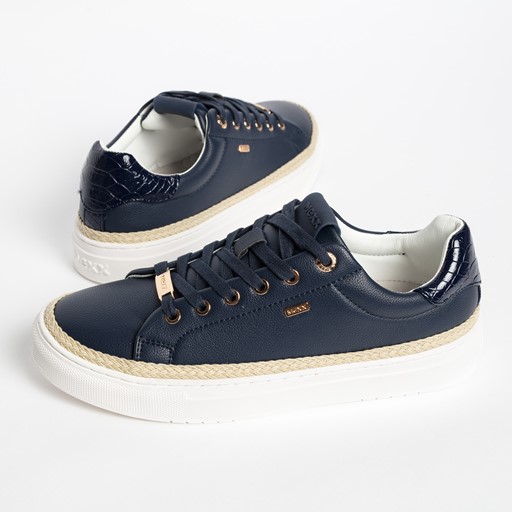 Ecco Soft 2.0 W Veterschoenen blauw Nubuck