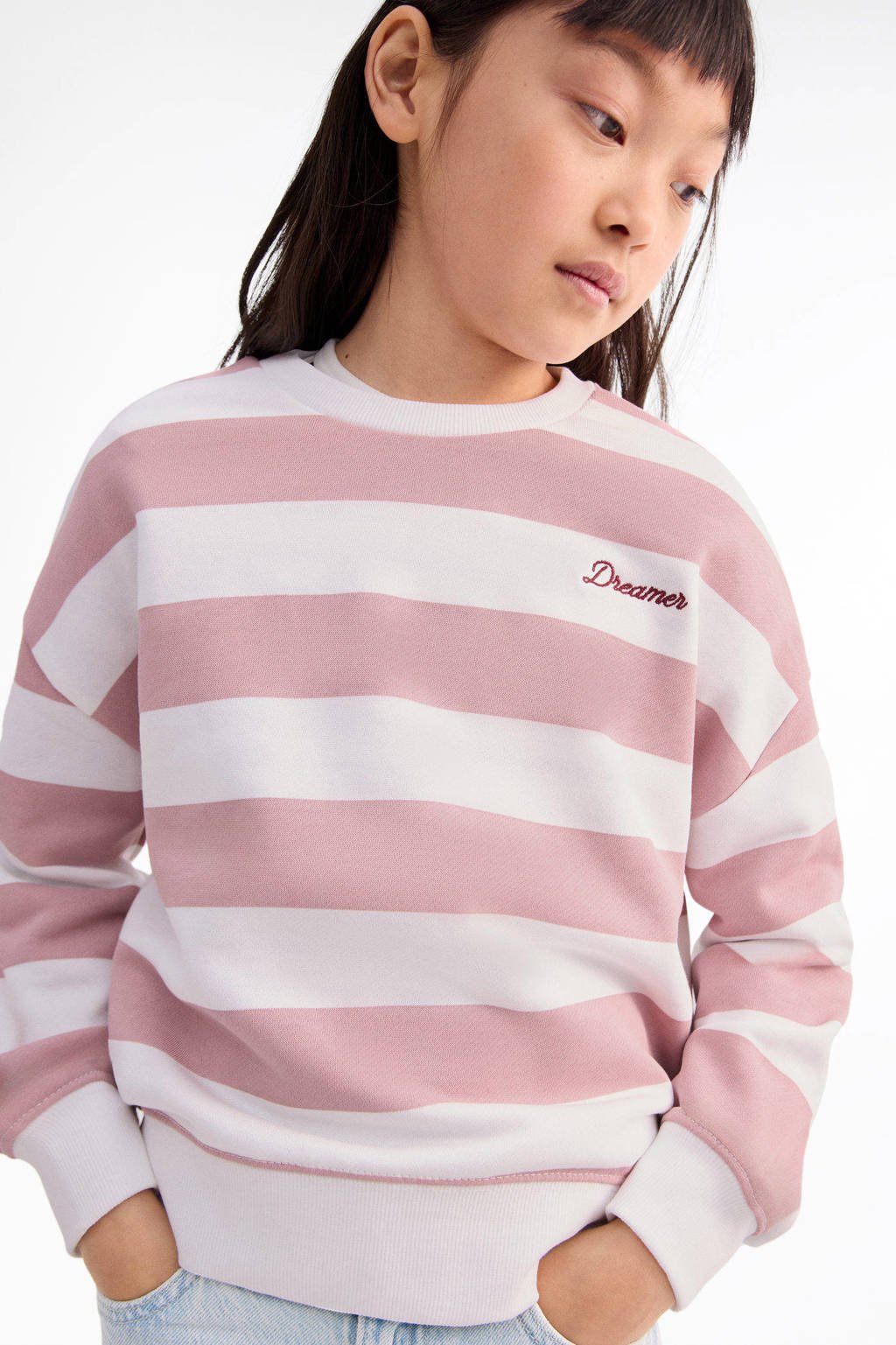 Mango Kids sweater roze