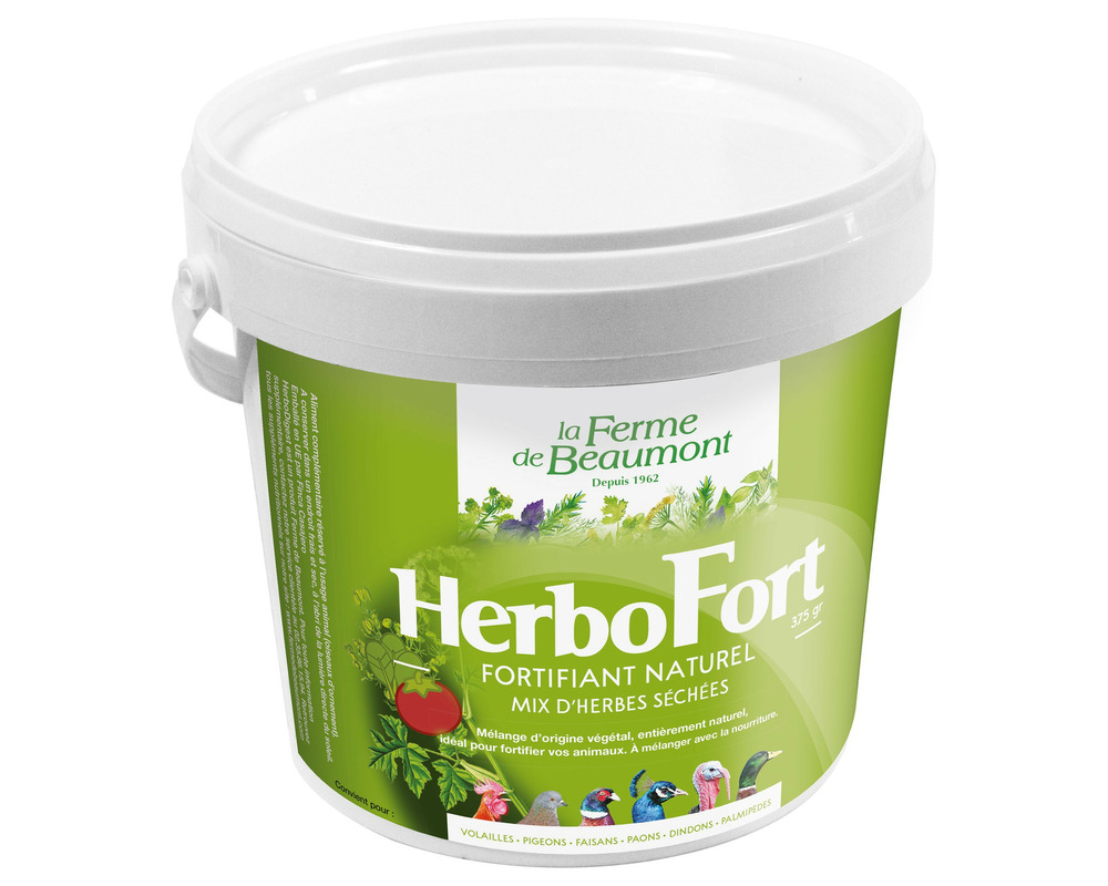 Herbofort 375 gr • mix herbes séchées • fortifiant naturel volailles, poules