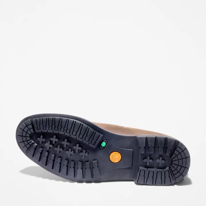 Sapato Oxford impermeável Stormbucks para homem, na cor marrom escuro.