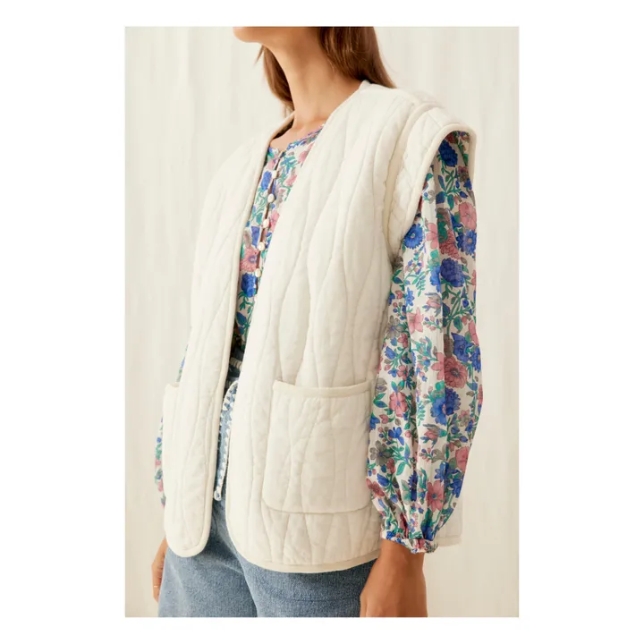 Louise Misha Veste Sans Manches Matelassée Andre - Collection Femme | Bleu