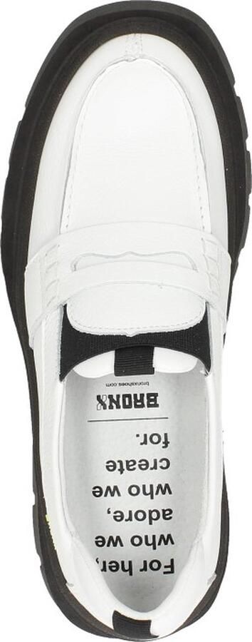 Bronx Witte Loafers Evi ann 66433