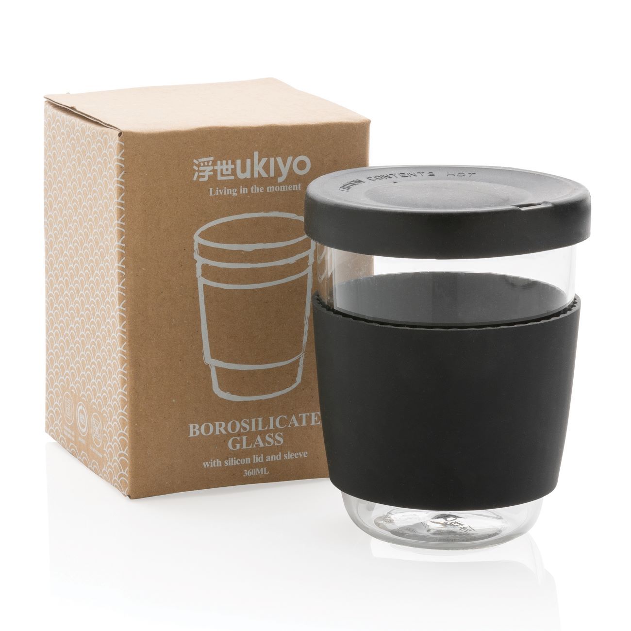 Ukiyo Glasskopp Svart