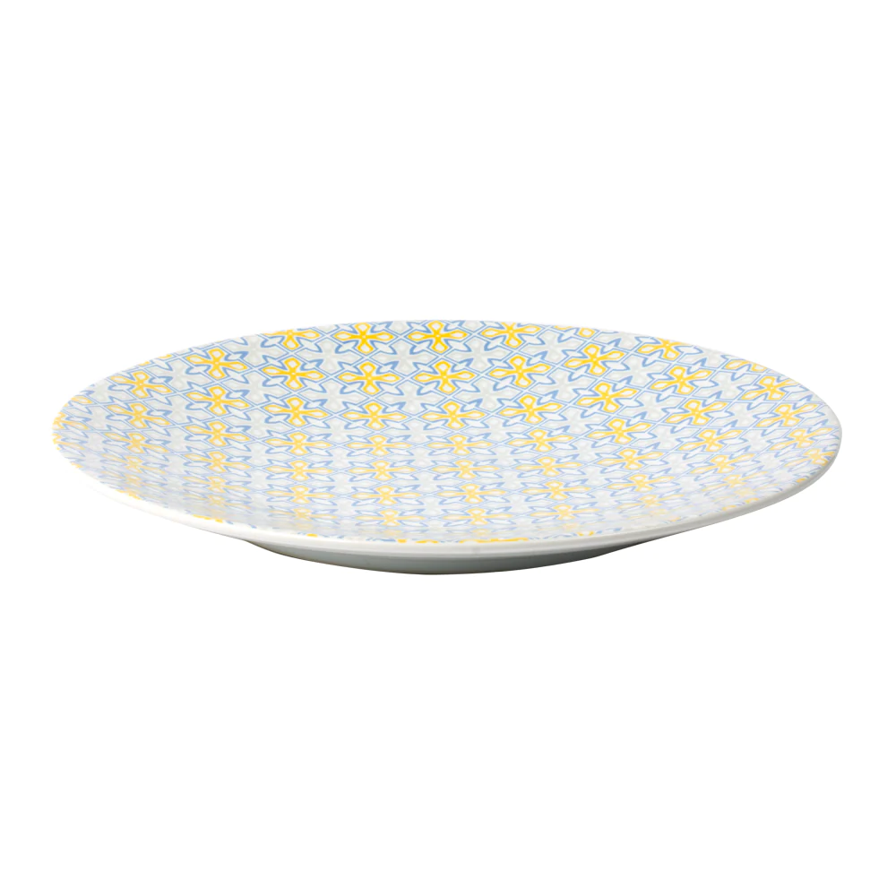 Assiette à dessert Lisboa 21 cm bleu (lot de 6) Table passion