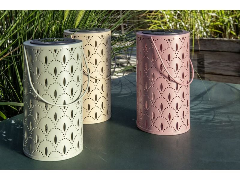 STT Solar Ornament Lantern Grün Dekolicht zum Aufstellen oder Aufhängen