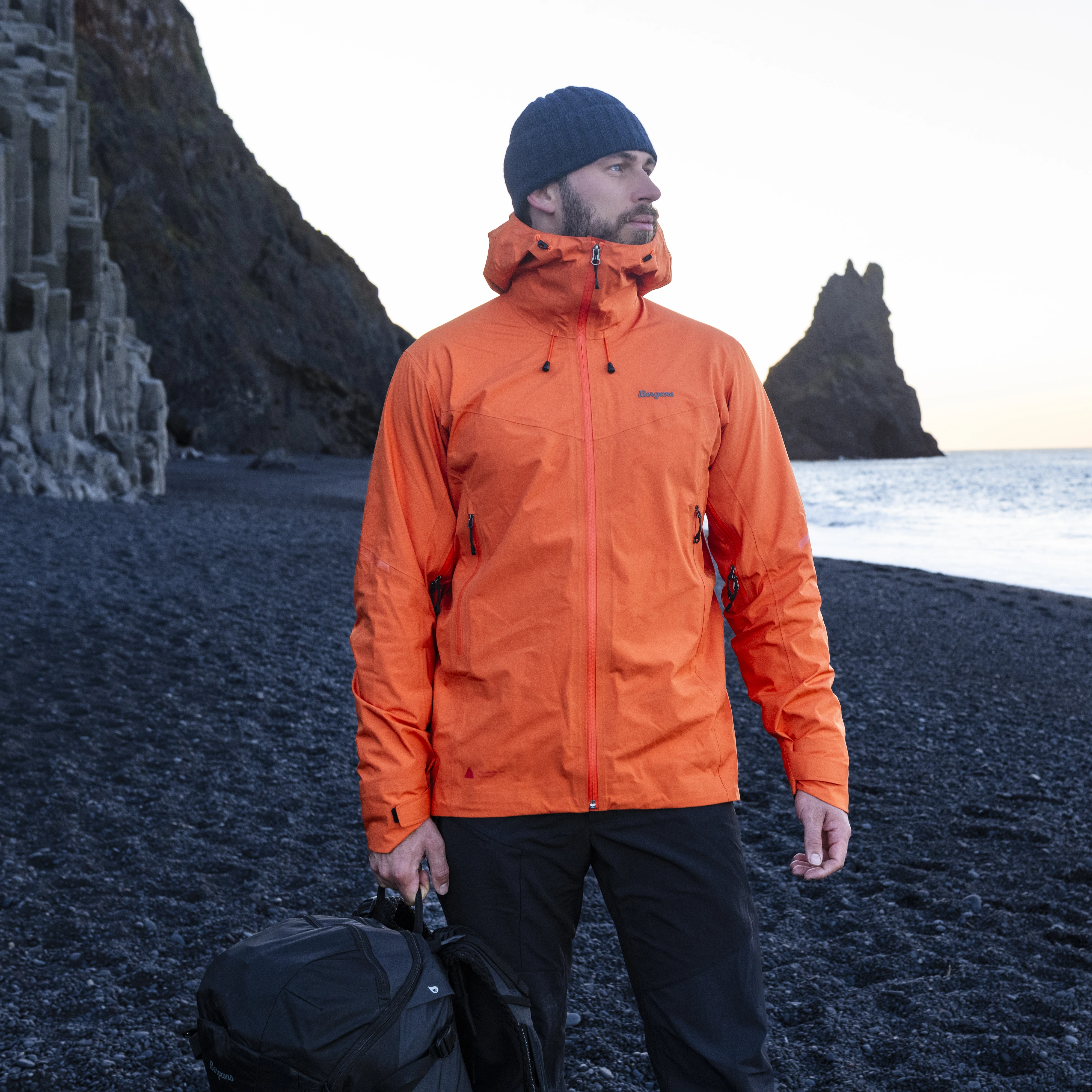 Rabot Light 3L Shell Jacket Men Alert Orange