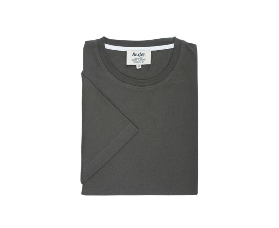 Tee-shirt coton bio uni Vert foncé - EDGAR III