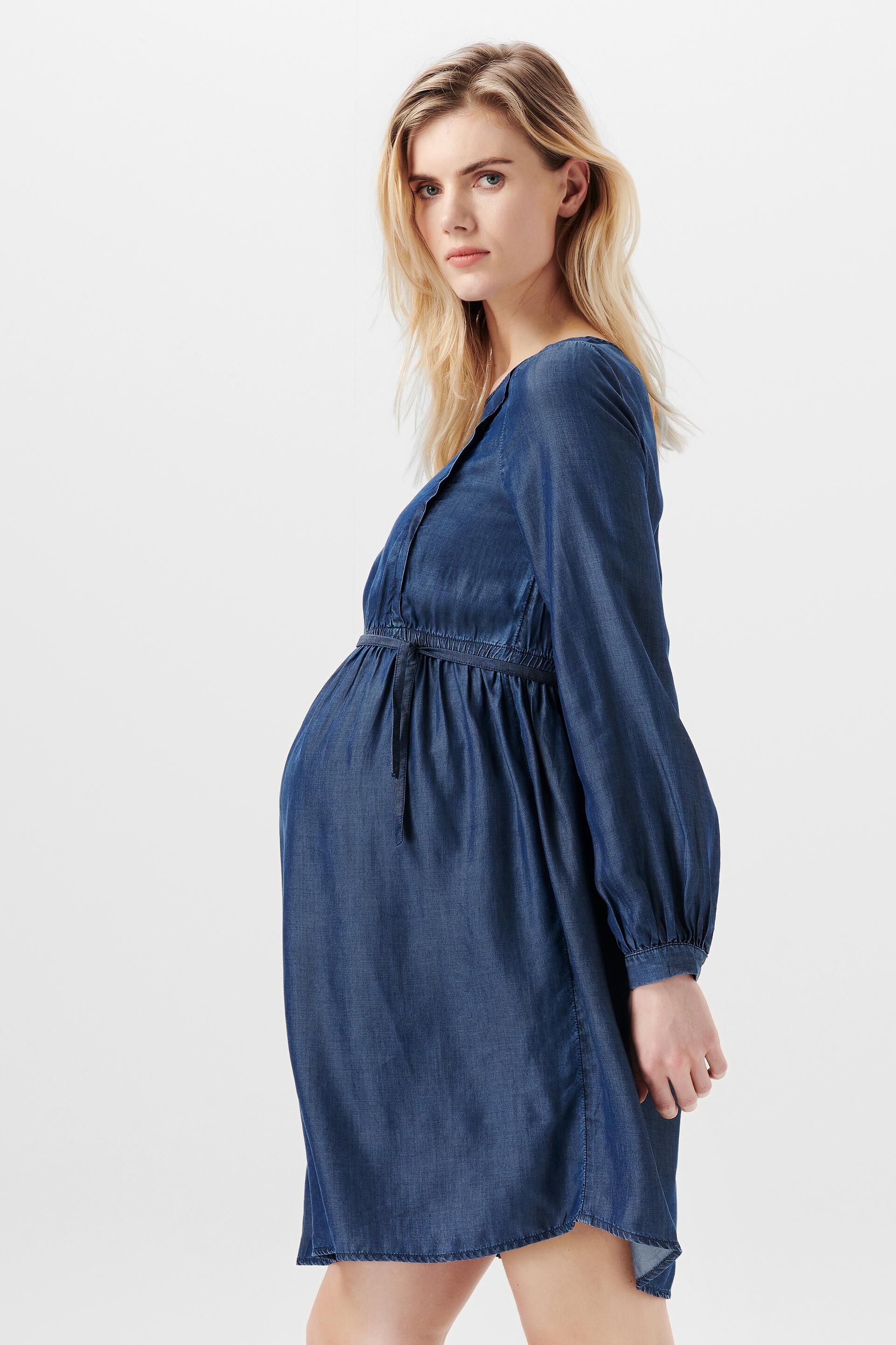 Robe style denim à fonction d’allaitement, TENCEL™