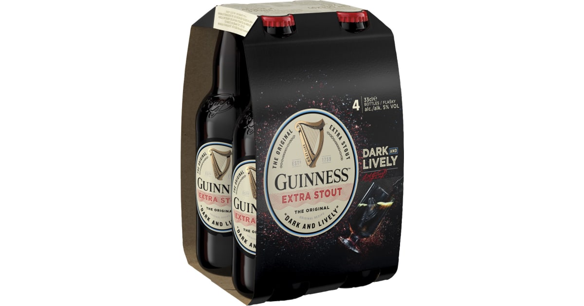GUINNESS Tray 4x 0,33 Liter (Einweg)