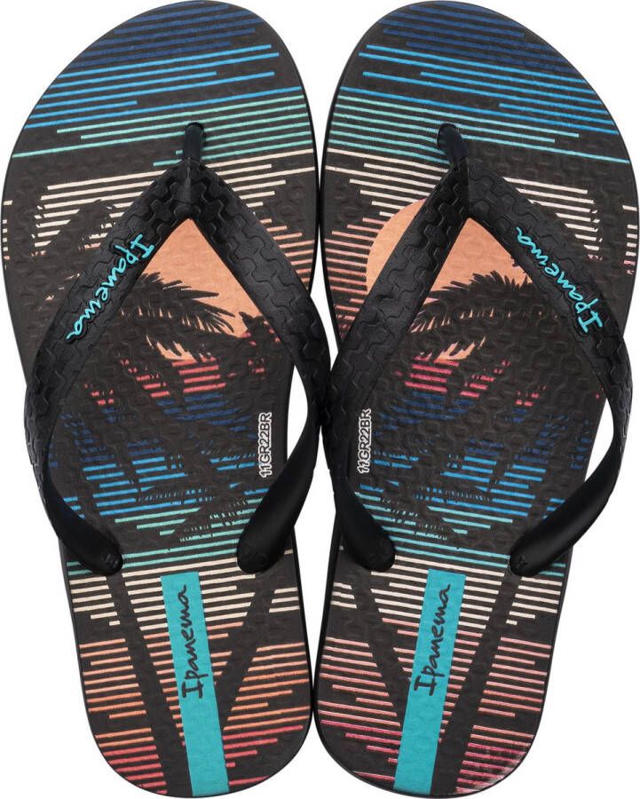 Ipanema Temas teenslippers zwart Jongens Meisjes Gerecycled materiaal (duurzaam) 31 32