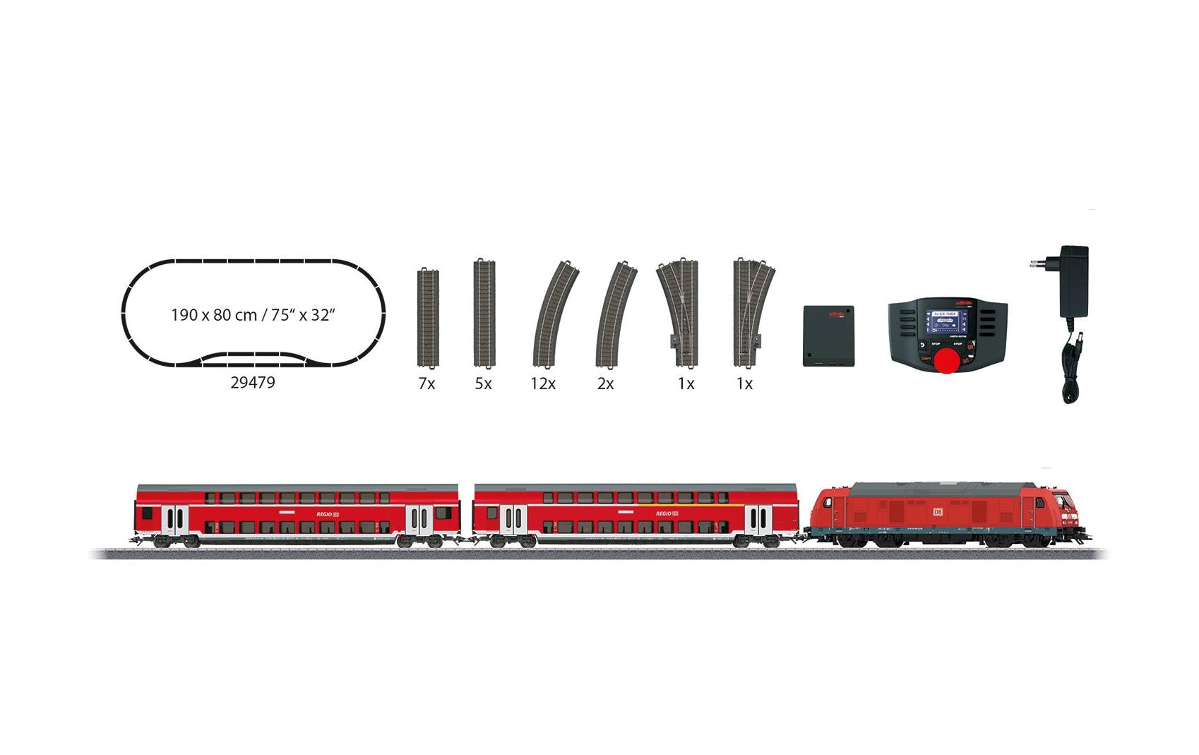 Startpackung Digital, Regional Express, VI, H0, AC<br>Startpackung mit vielen Details und Zubehör für die digitale Welt von Märklin