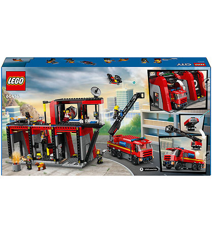 LEGO? City - Brandstation Med Brandbil 60414 - 843 Dele