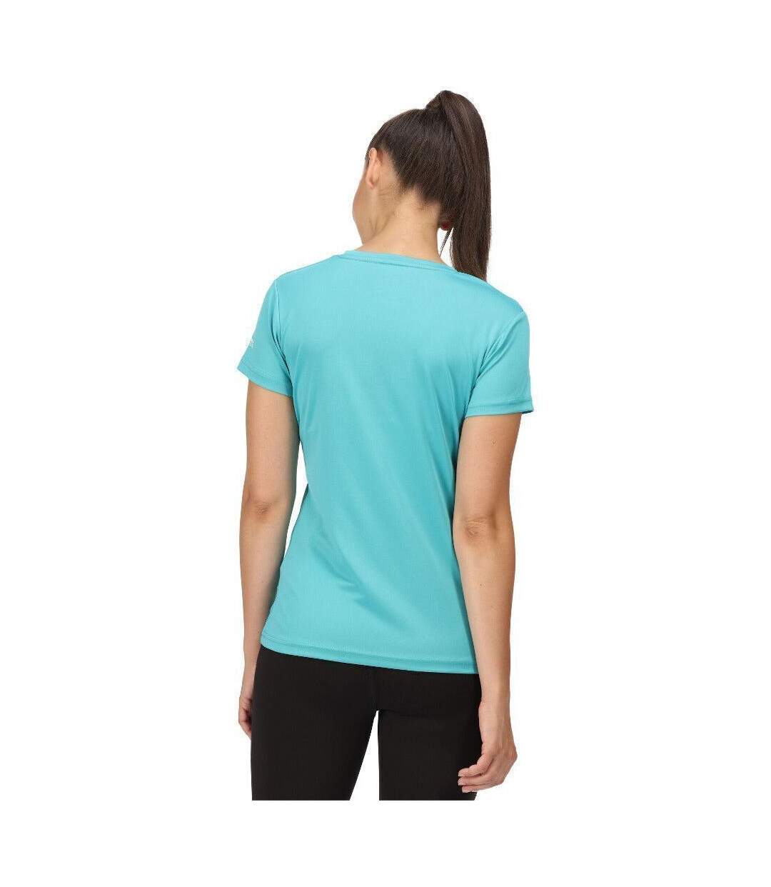 Regatta - T-shirt FINGAL - Femme (Turquoise vif) - UTRG7113