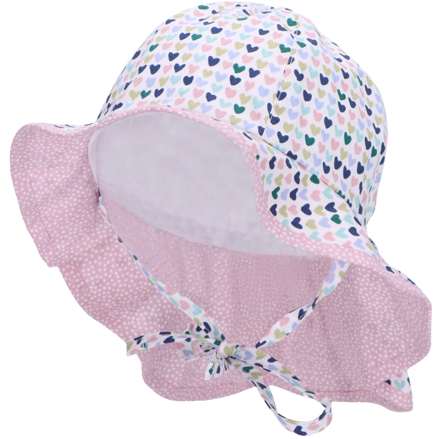 Sterntaler Sonnenhut Herzen weiss