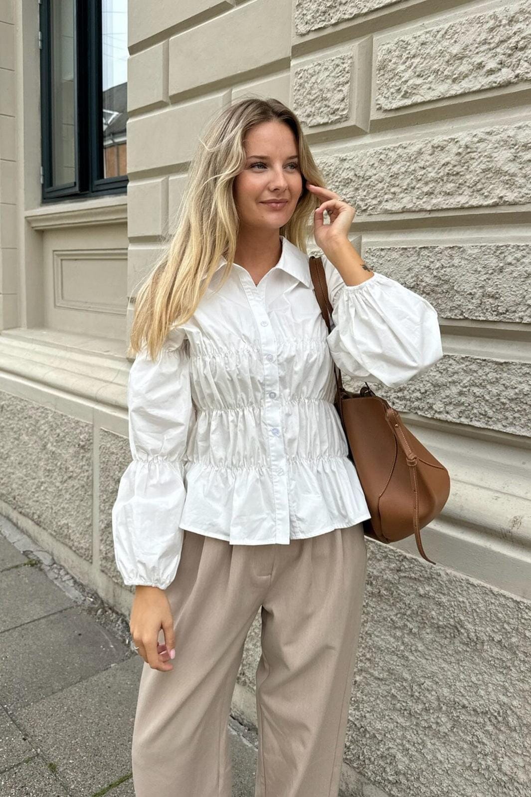 BYIC Sallyic Smock Shirt white white