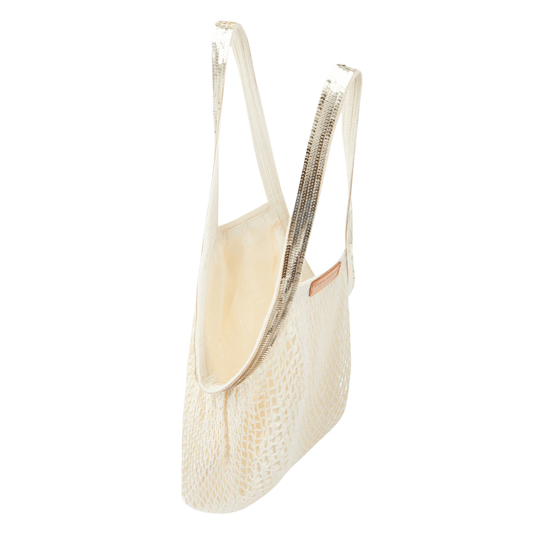 Sac filet en coton bio | Jaune
