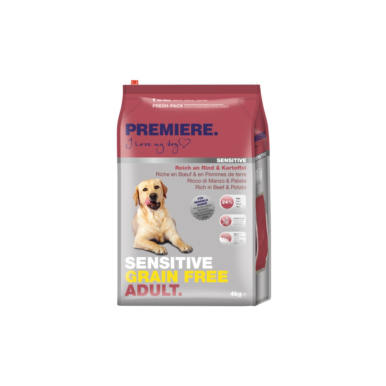 PREMIERE Sensitive Grain Free Adult Rind 4 kg