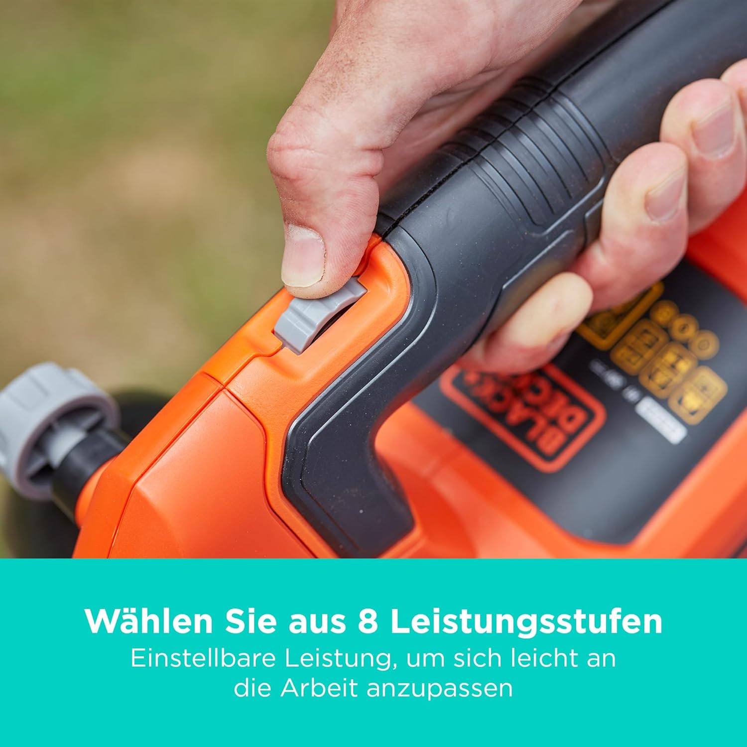 BLACK+DECKER 36V kabellos Laubbläser-Staubsauger und Laubhäcksler, mit 45-Liter-Auffangbeutel und 2,5-Ah-Lithiumbatterie, BCBLV3625L1-QW