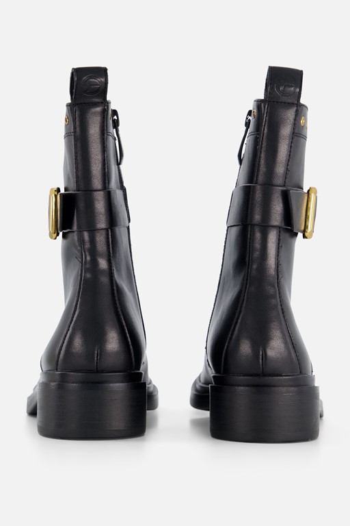 Tamaris Veterboots zwart Leer