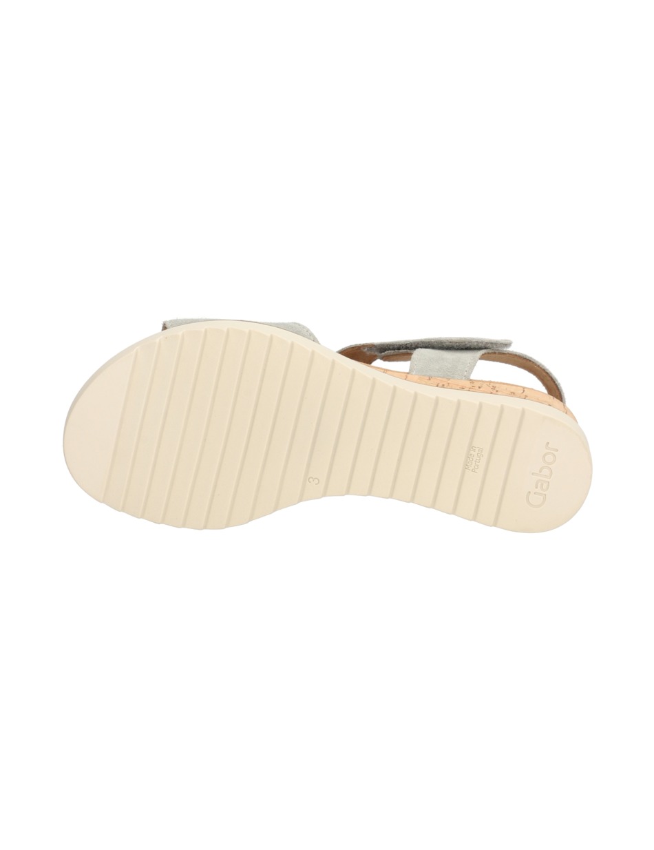 Veloursleder Sandale