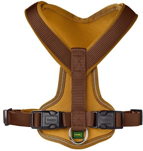 Hunter - Tuig Vario Plus - Hondentuig - Zwart - Verstelbaar - Reflecterend