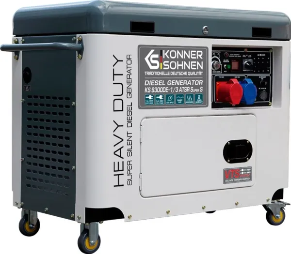 KS DIESEL GENERATOR KS 9300DE-1/3 ATSR SUPER S 230/400V, ELECTRIC START (EURO V)