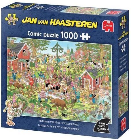 Jan van Haasteren - Midzomerfeest - Legpuzzel - 1000 Stukjes