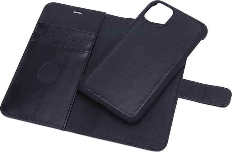 Radicover - iPhone 12 Pro Max - Flip Cover - Læder - Sort
