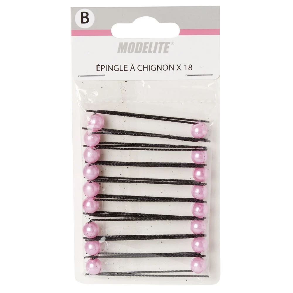 Épingle à chignon décor perle x18
