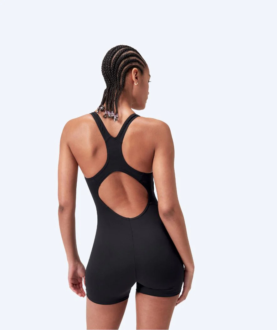 Speedo badedragt med ben til damer - Endurance - Sort
