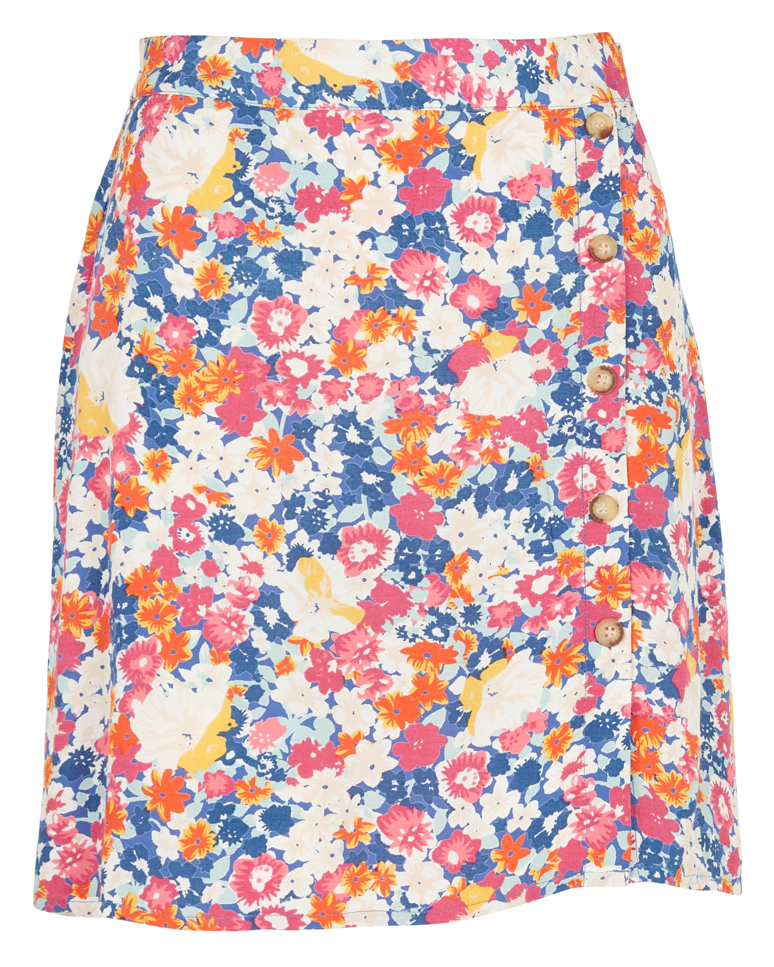 Jupe courte imprimée floral| Multicolore