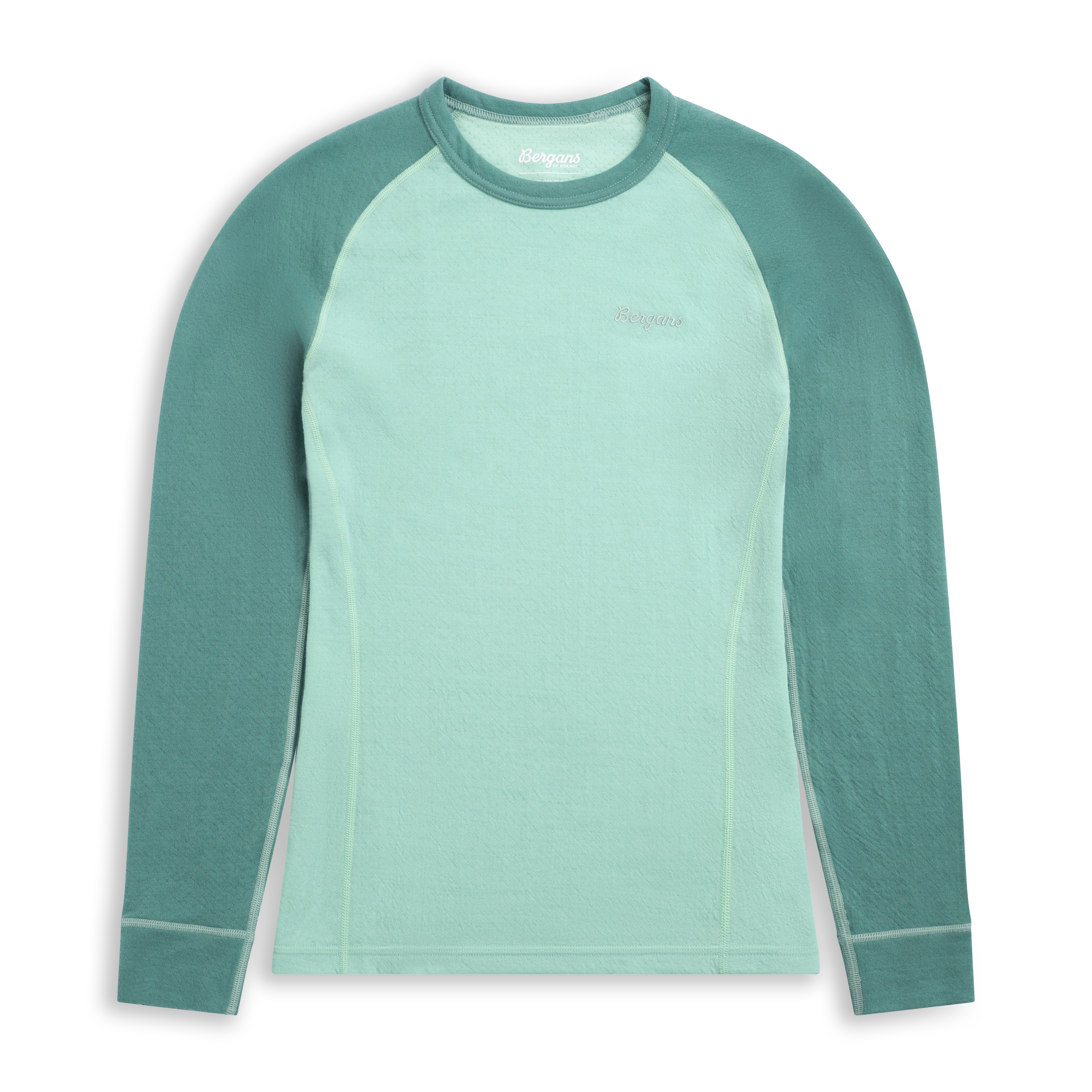 Inner:Dual Merino Long Sleeve Women Mint Crush / Dark Mint Crush