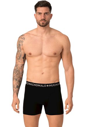 Muchachomalo Boxershorts Microfiber 2-Pack Zwart Navy MICROFIB1010-07-5839 kopen