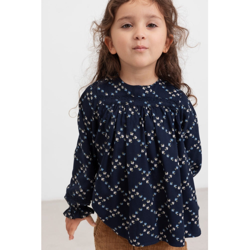Køb MarMar Viscose Twill French Flower Tuka LS Bluse