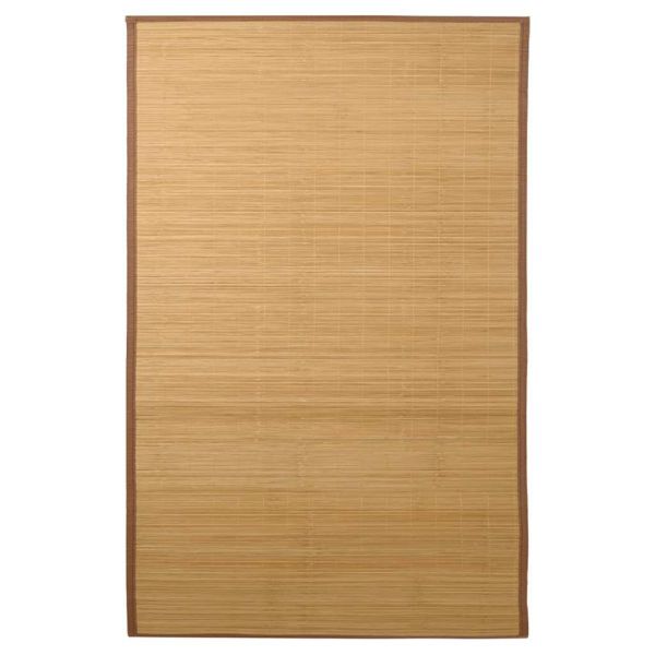 Tapete de Bambu 100x160 cm Castanho - 245822