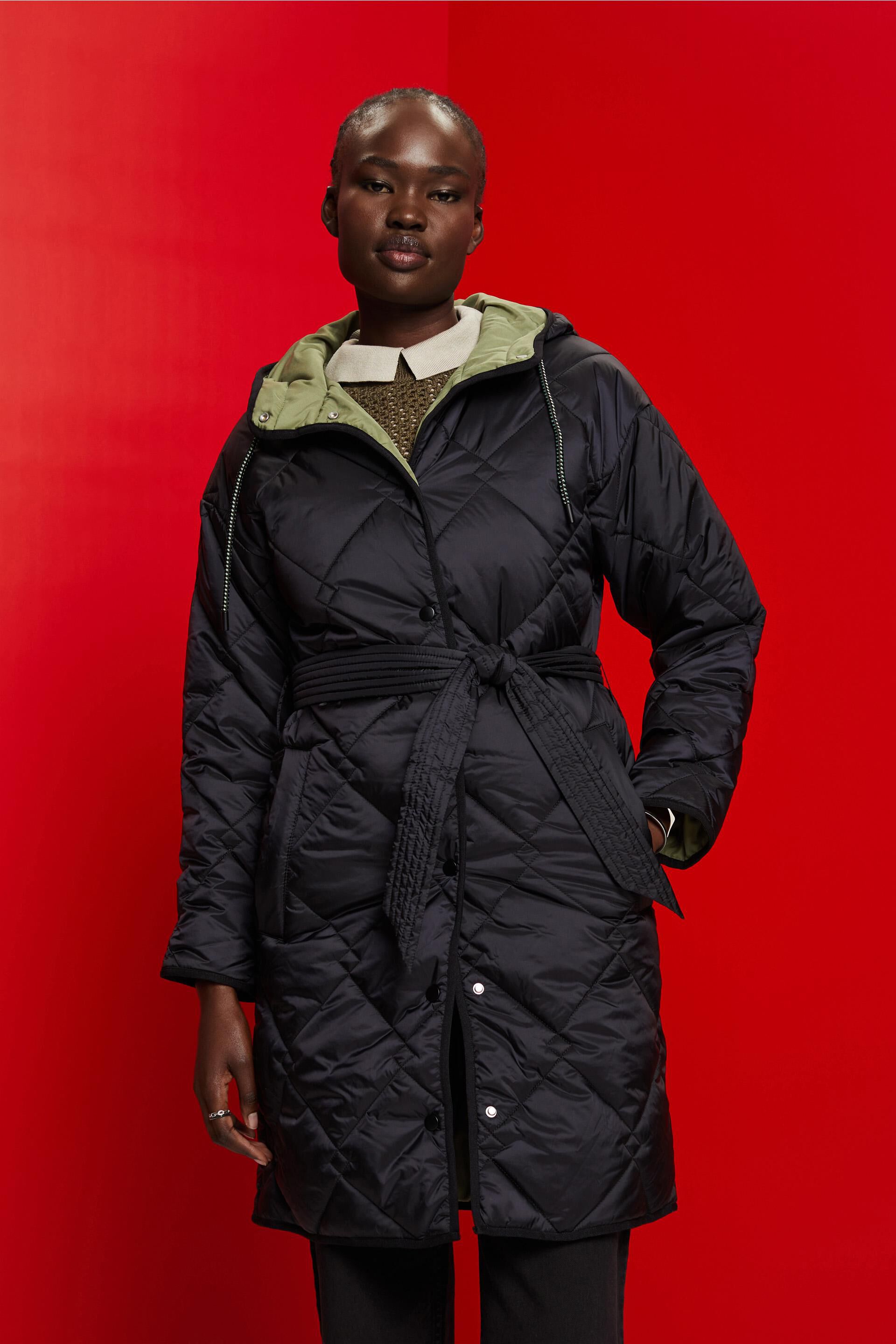 Manteau matelassé à capuche