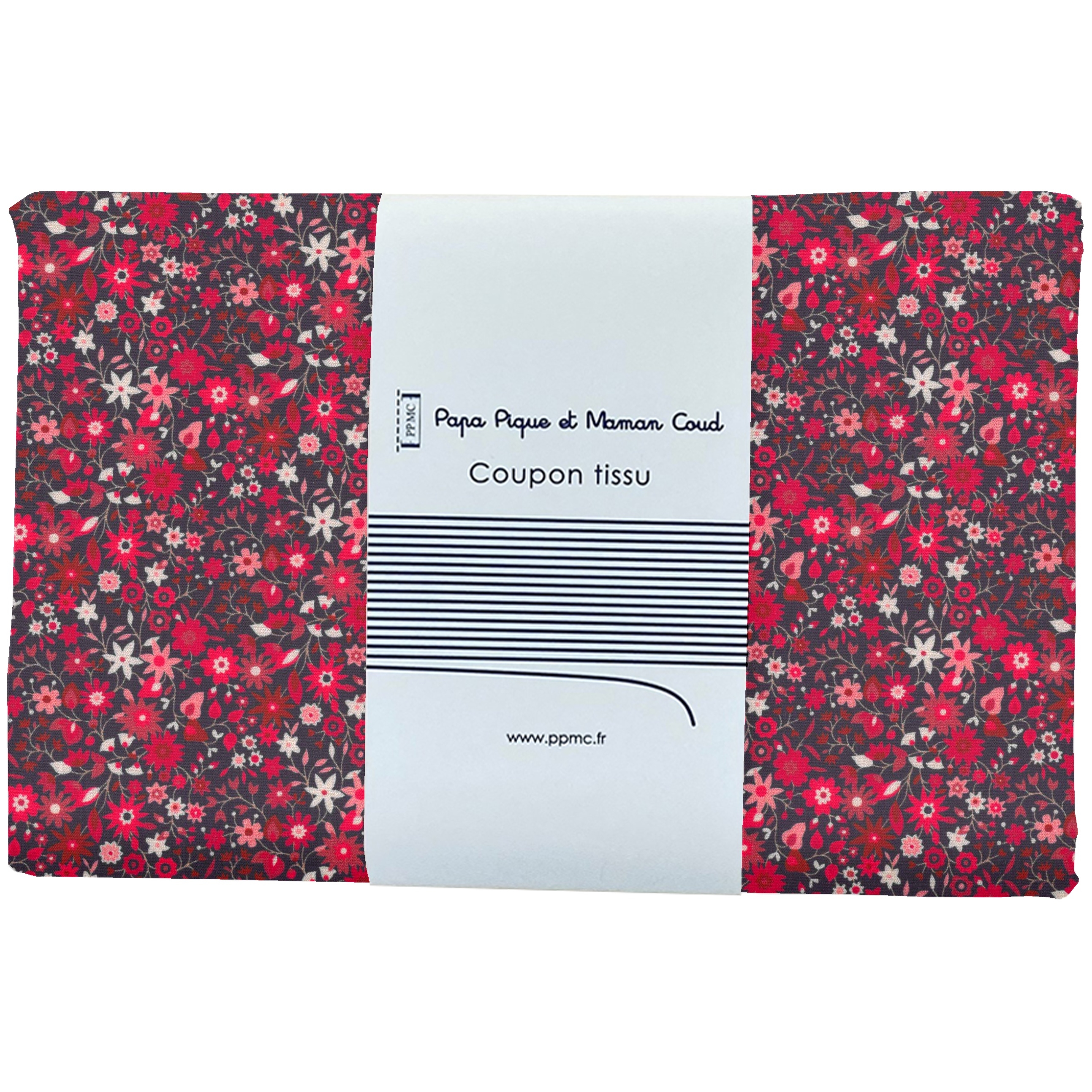 Coupon Tissu 1 M Ex2481 Seventies Rouge