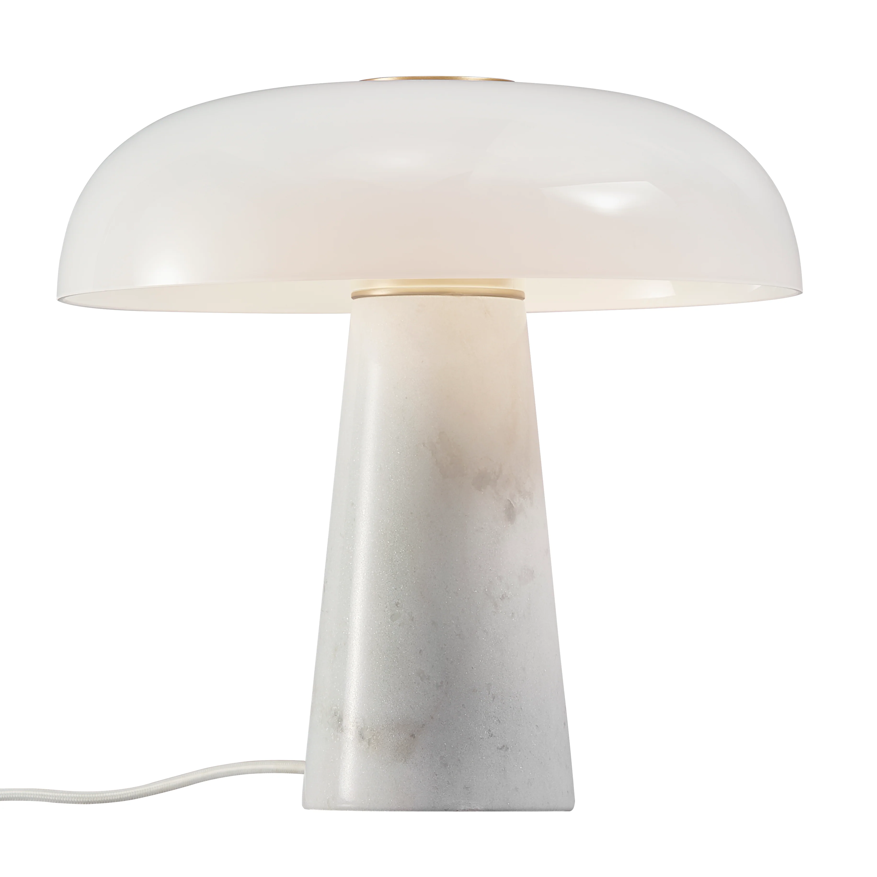 Design For The People  Glossy bordlampe - opal hvid
