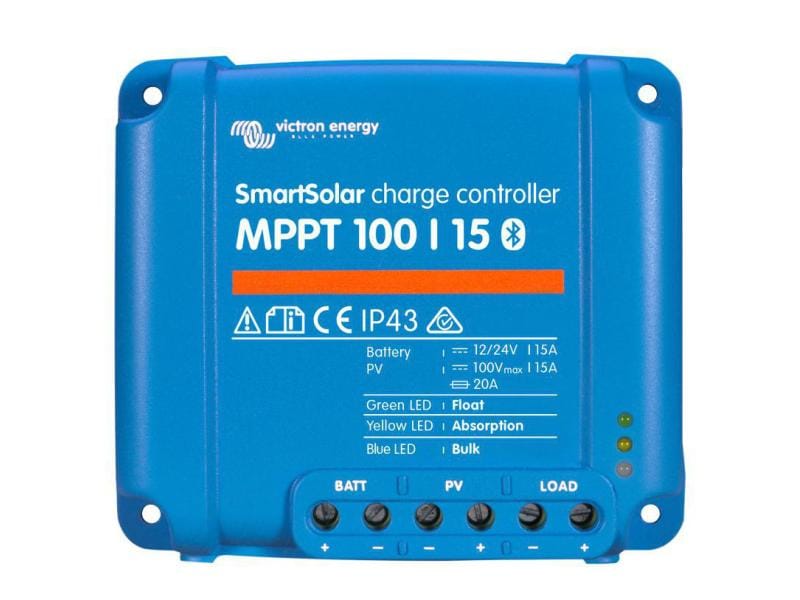 Victron Laderegler SmartSolar MPPT 100/15 Solar-Laderegler mit Bluetooth-Konnektivität