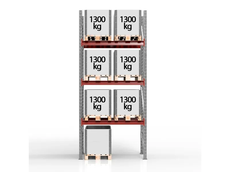 Pallereol start sektion 3500x1850mm 2x1300 kg