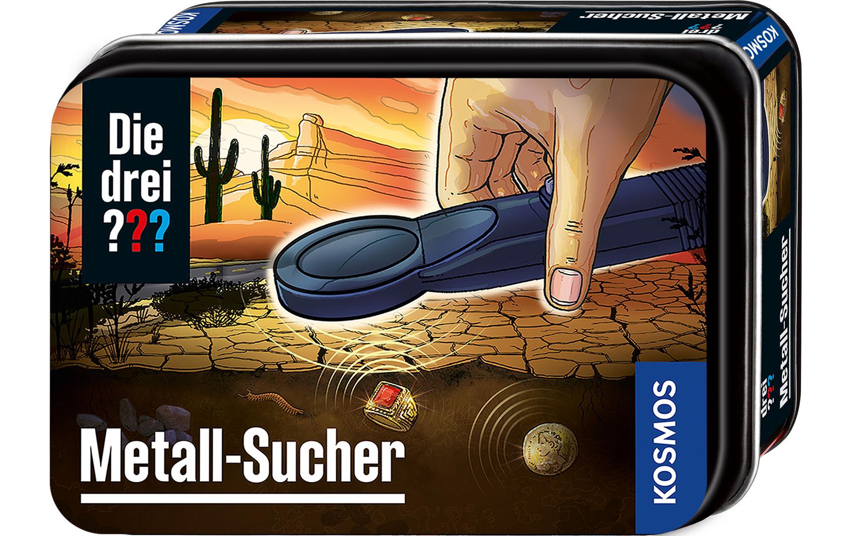 Detektivspiel Die drei??? Metall-SucherDetektiv-Set in cooler Metalldose