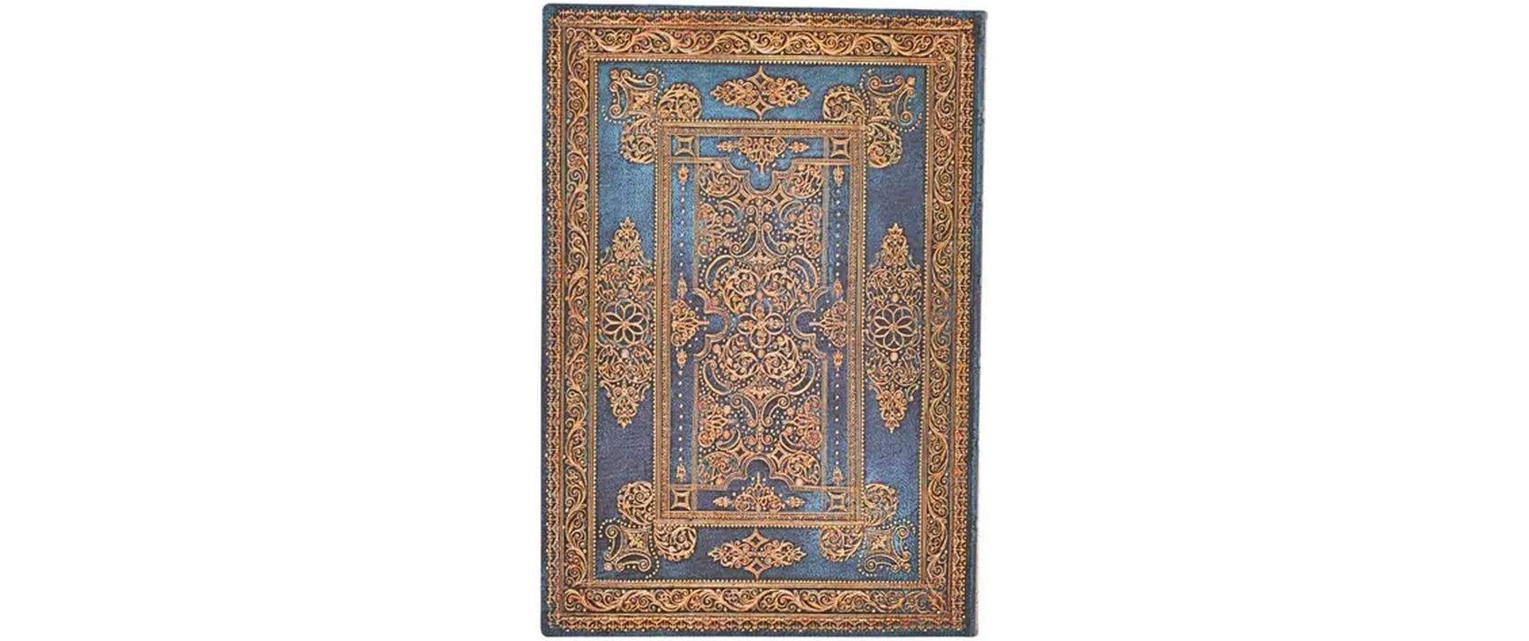 Wochenagenda Flex Midi Blue Luxe Juli 25-Dez 26, horizontalFlex 18-Monatskalender mit 208 Blatt