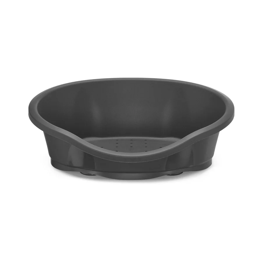 Cama de plástico cinza Imac Dido para cães e gatos