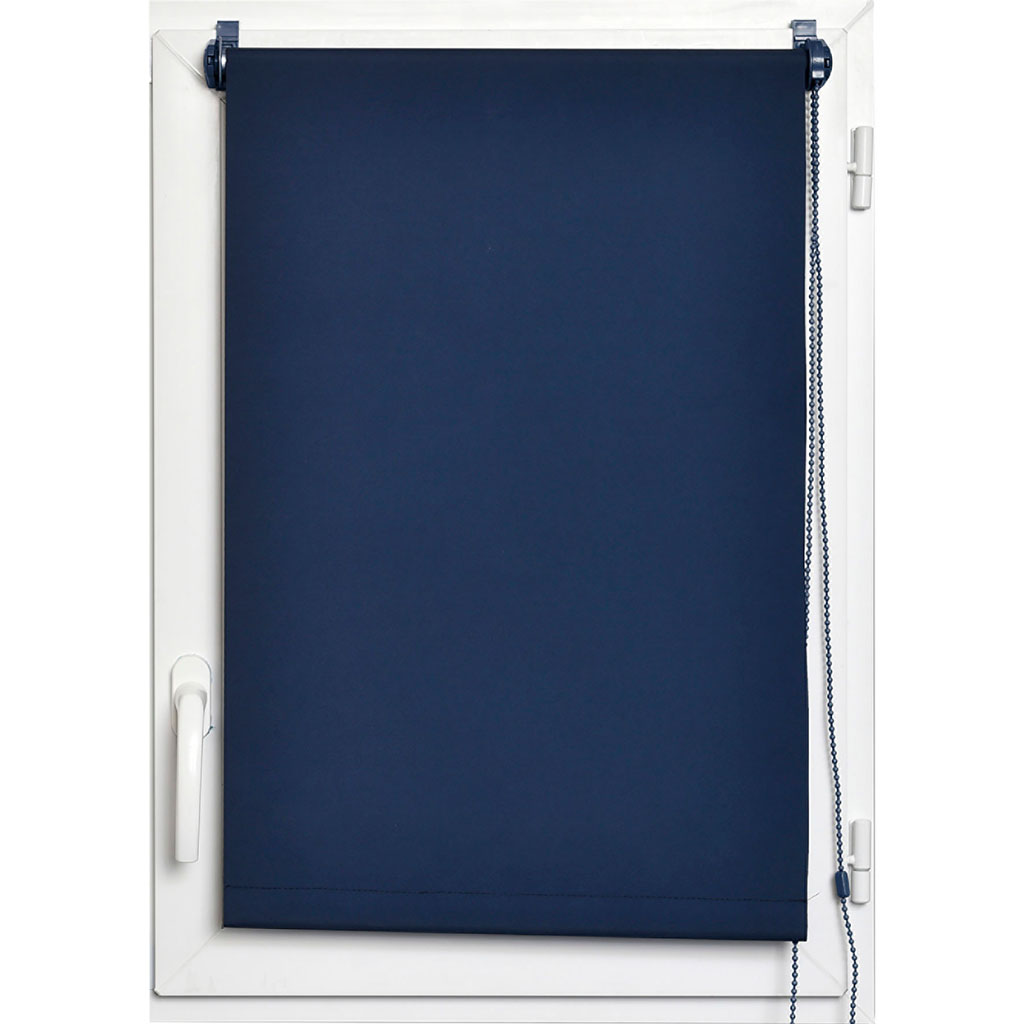 Store enrouleur occultant bleu 75x180cm