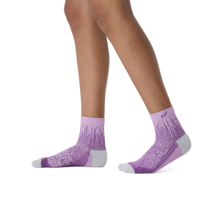 Asics Unisex Strømper Performance Run Sock Quarter Lilla