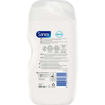 Zuiverende douchegel Sanex Zero% voor alle huidtypes {400ml}