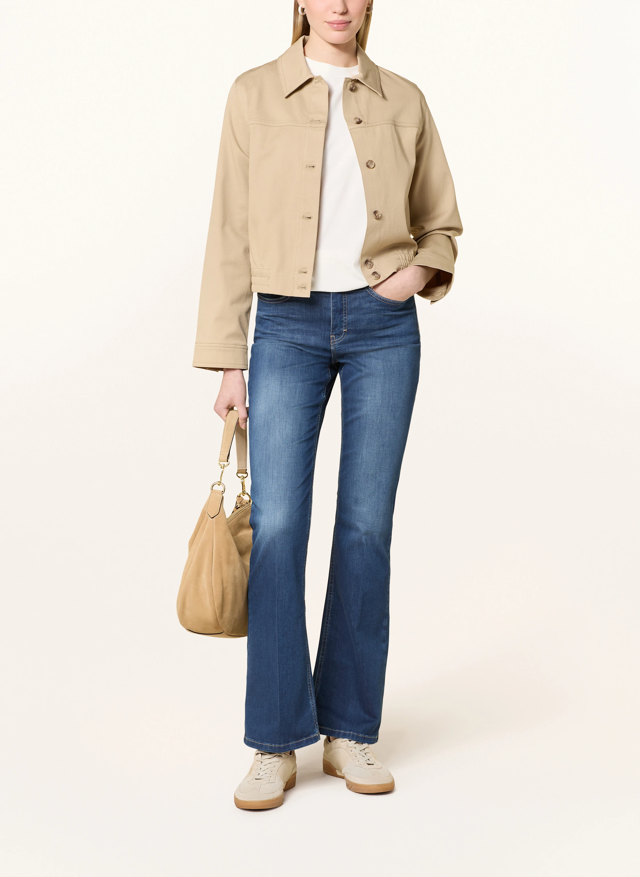 OPUS PANTS Flared Jeans ENJA SMOOTH