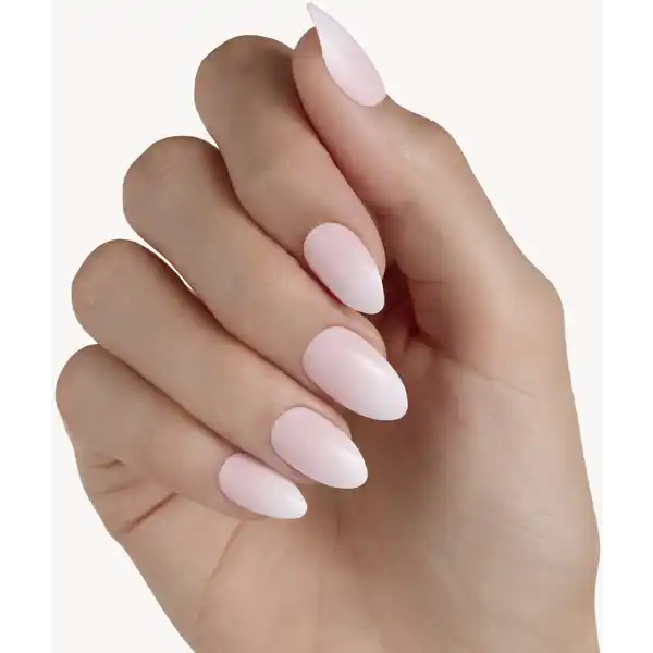 french Manicure click-on nails 02 Babyboomer Style