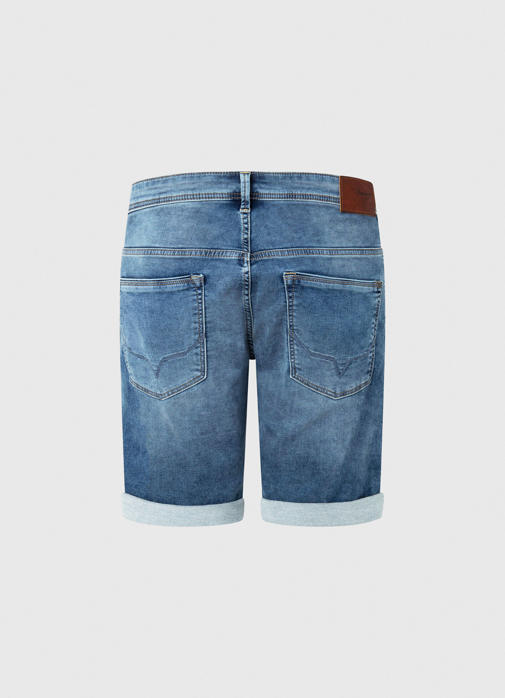 Bermuda Jack de corte regular - jeans